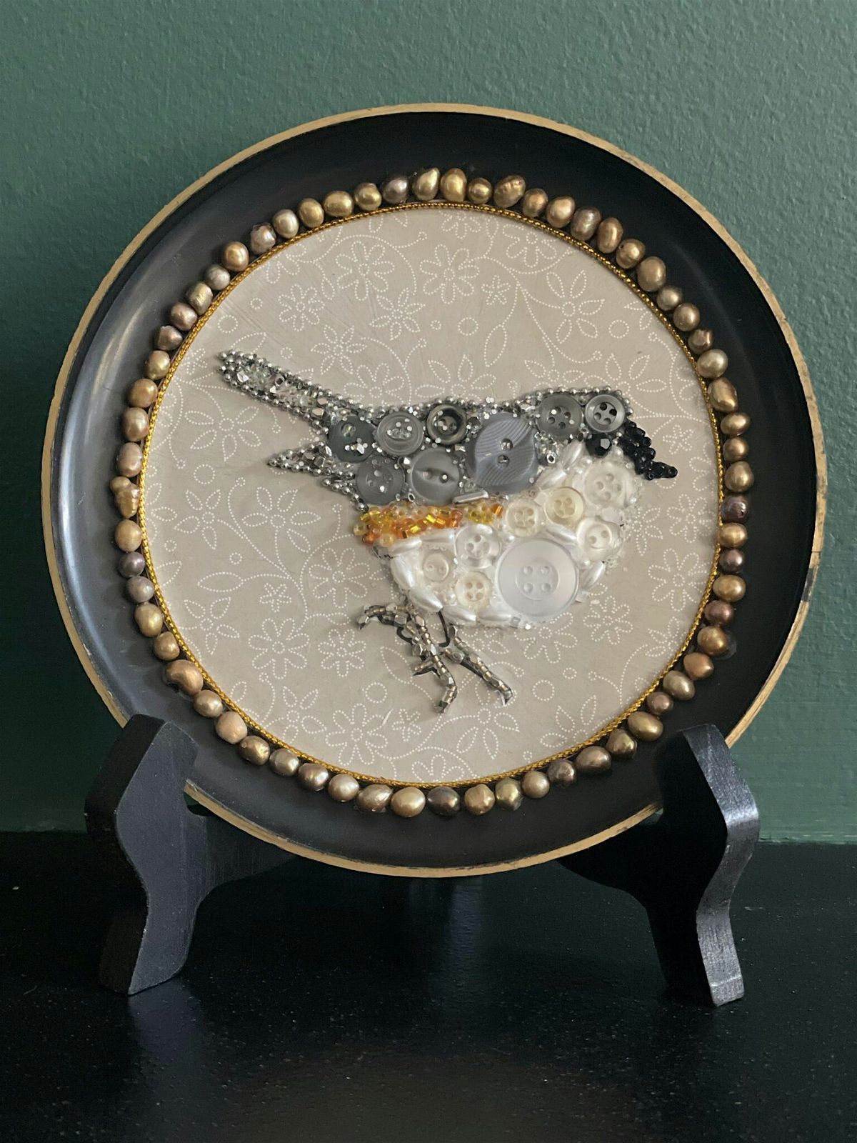 Bird Button Art Class