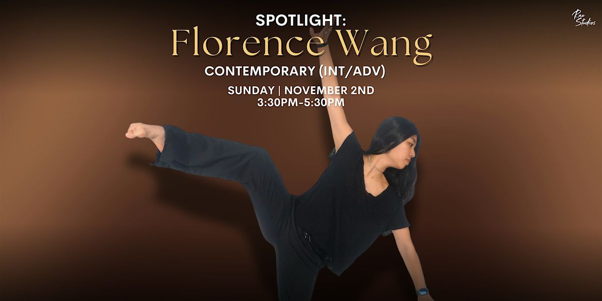 Spotlight: Contemporary (Int\/Adv) with Florence Wang