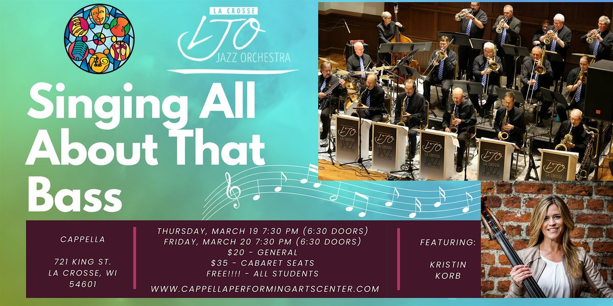 Singing All About That Bass-La Crosse Jazz Orchestra featuring Kristin Korb