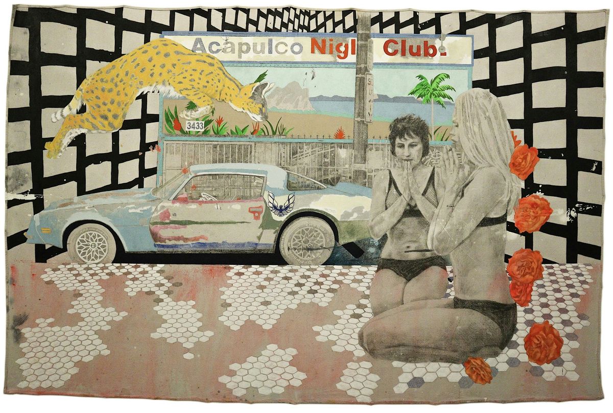 Ray Borchers - Paintings - opening party w DJ Joshua Wildman