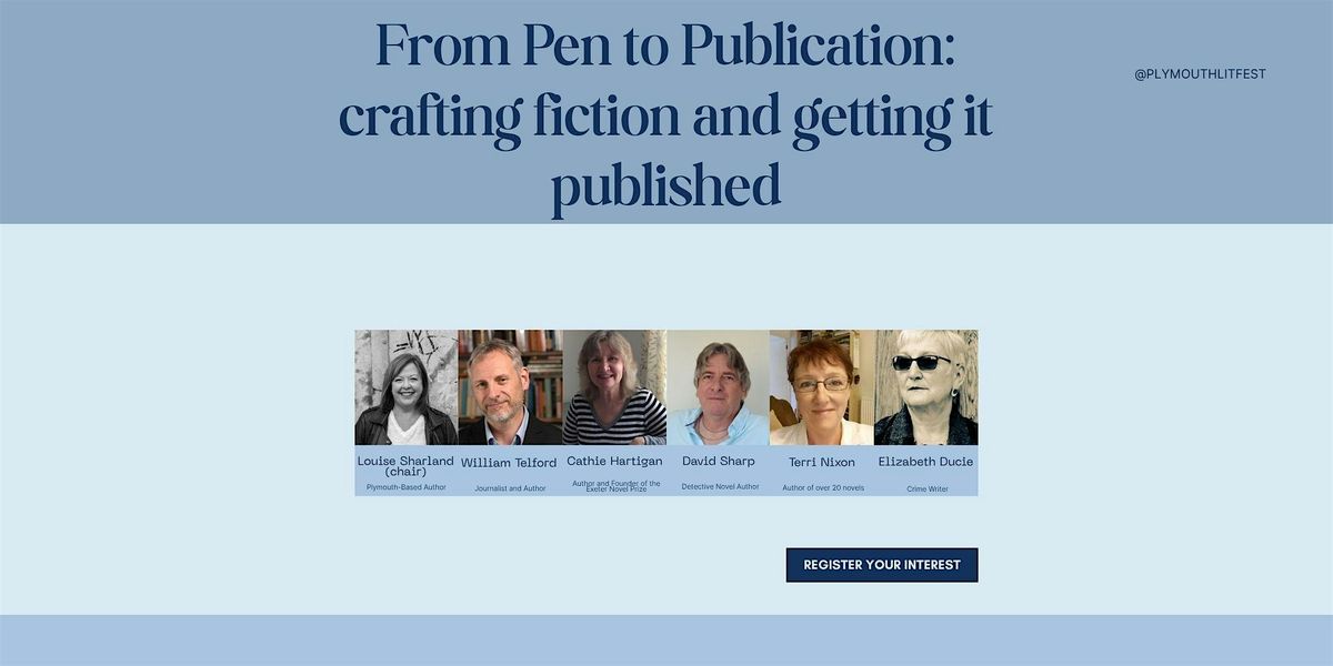 From Pen to Publication - Panel