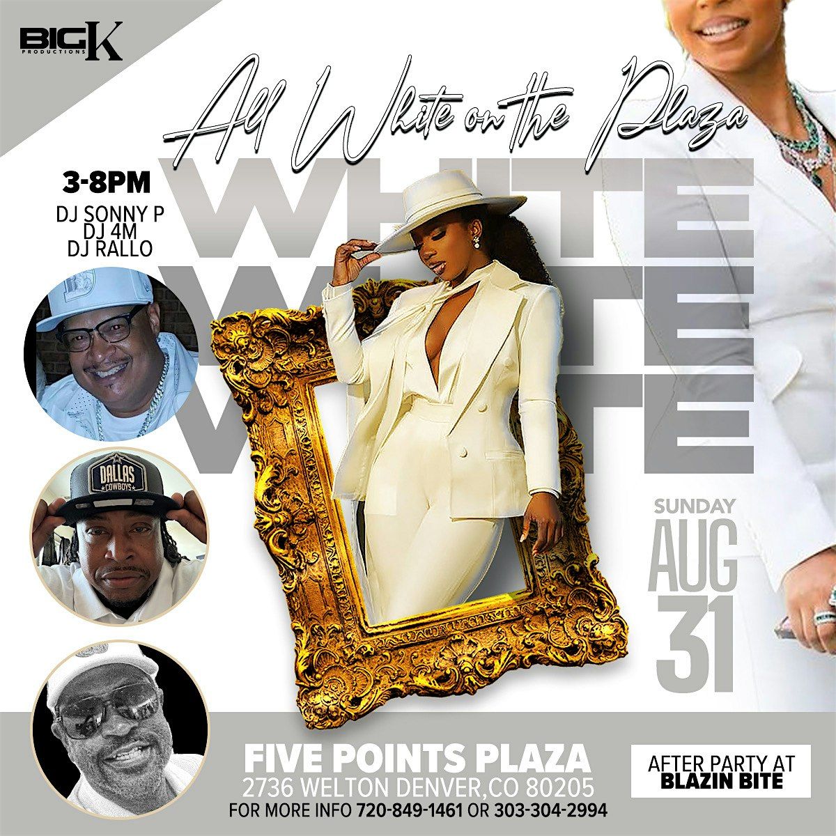 All White On The Plaza