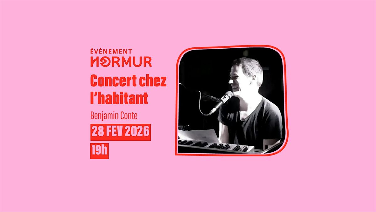 Concert intimiste de Benjamin Conte dans un loft \u00e0 La Riche \u2013 Chez l\u2019habitant