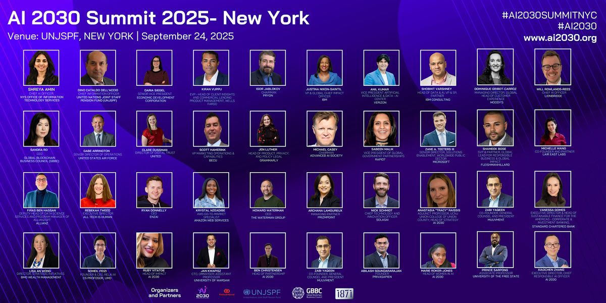 AI 2030 Summit UNGA 2025