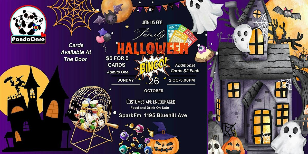PandaCare Presents : Halloween Family Bingo Night