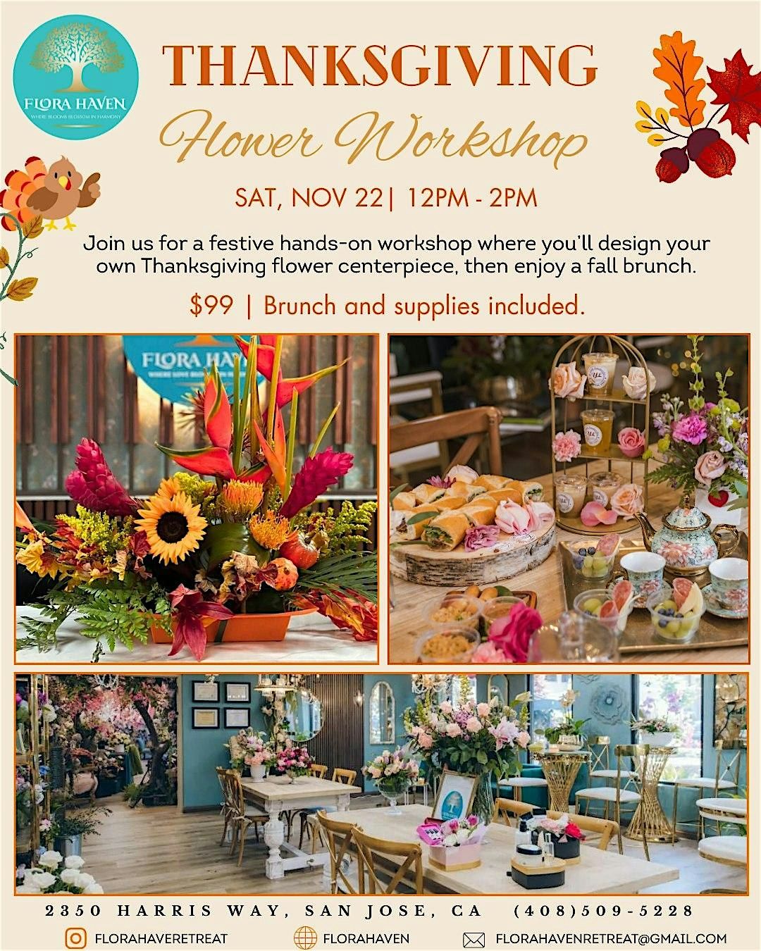 Thanksgiving Flower Workshop