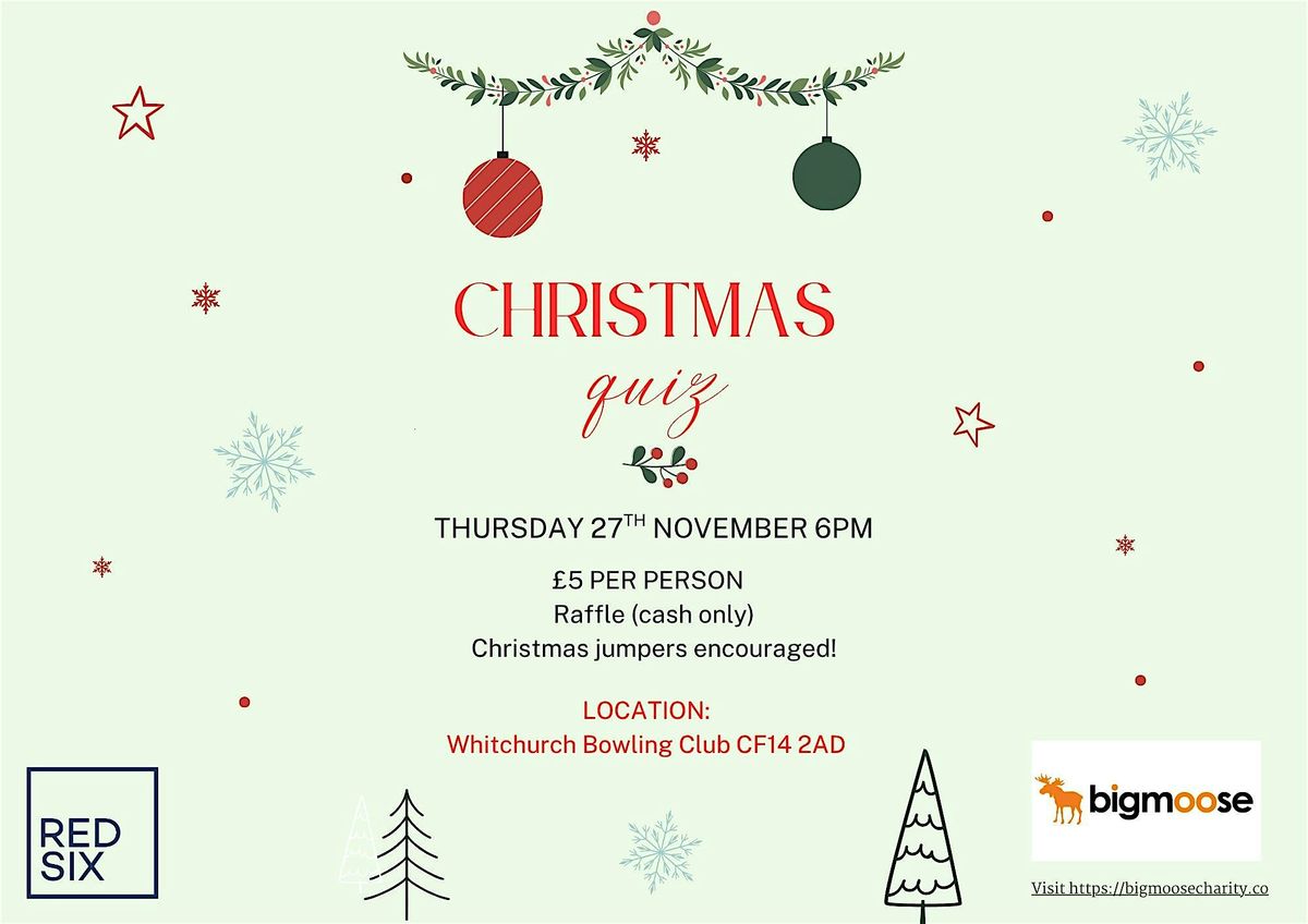 RedSix Christmas Quiz for bigmoose