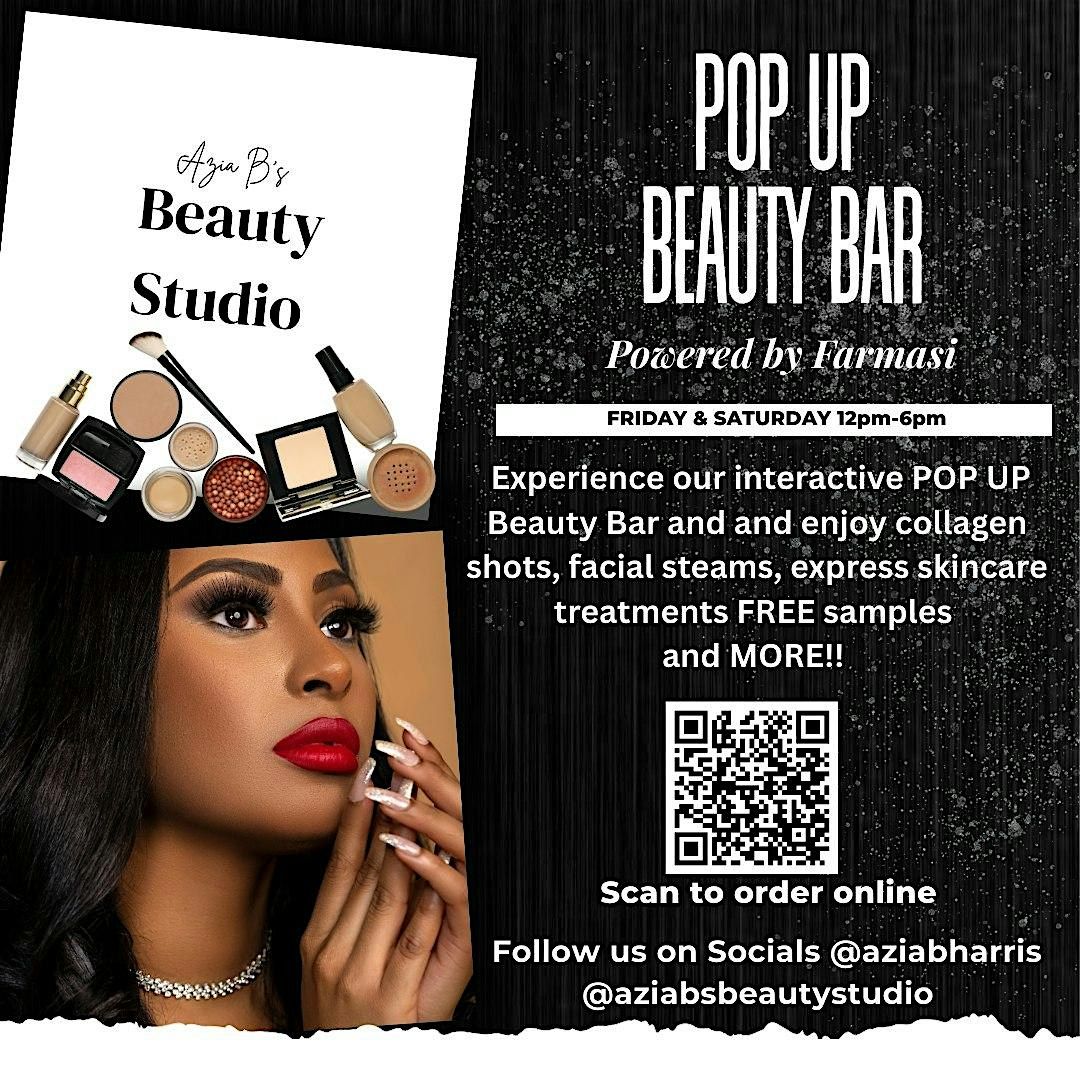 Azia B\u2019s Interactive POP UP Beauty Bar