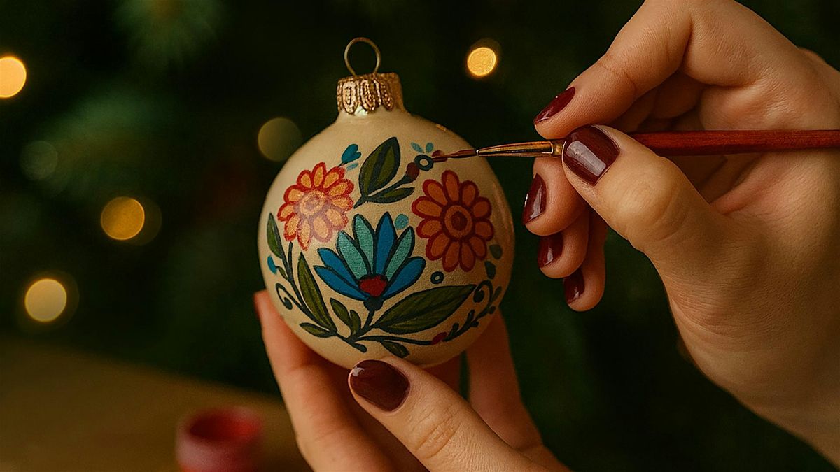 Workshop: Bemalen von Christbaumschmuck