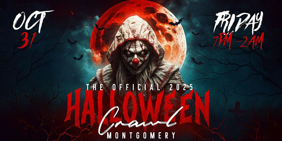 Haunted Halloween Bar Crawl 2025 | Montgomery Halloween Weekend Crawl