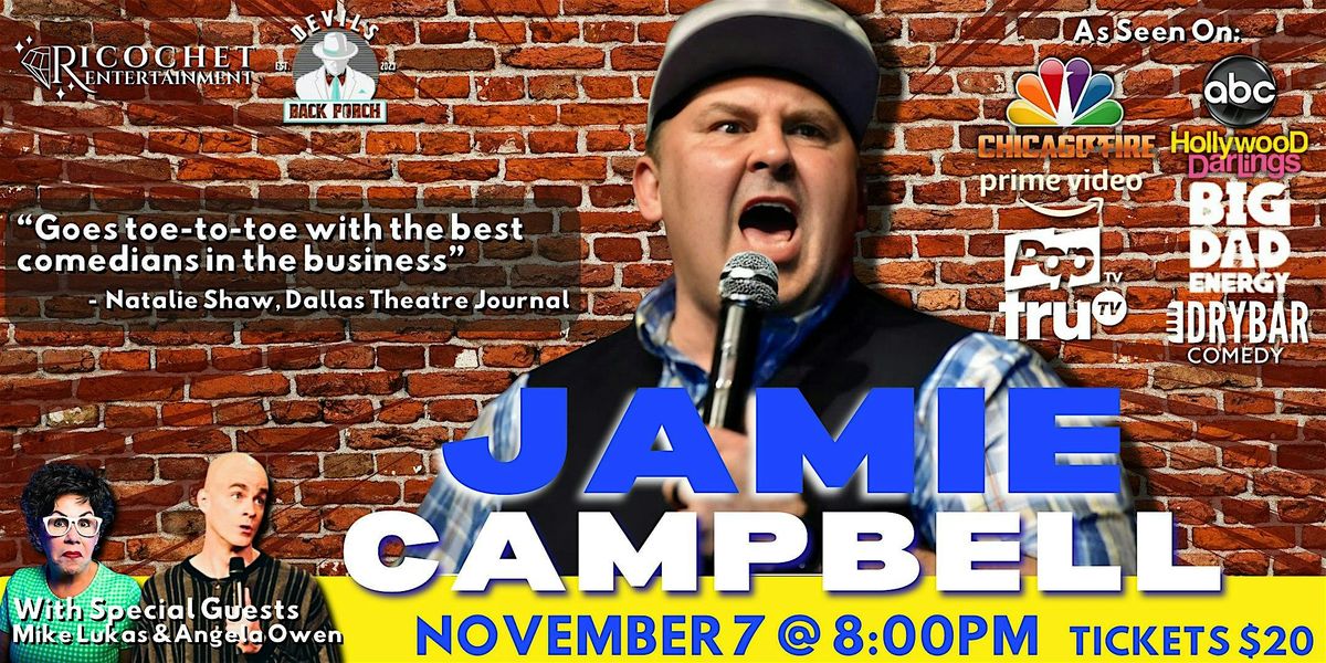An Evening with Comedian Jamie Campbell
