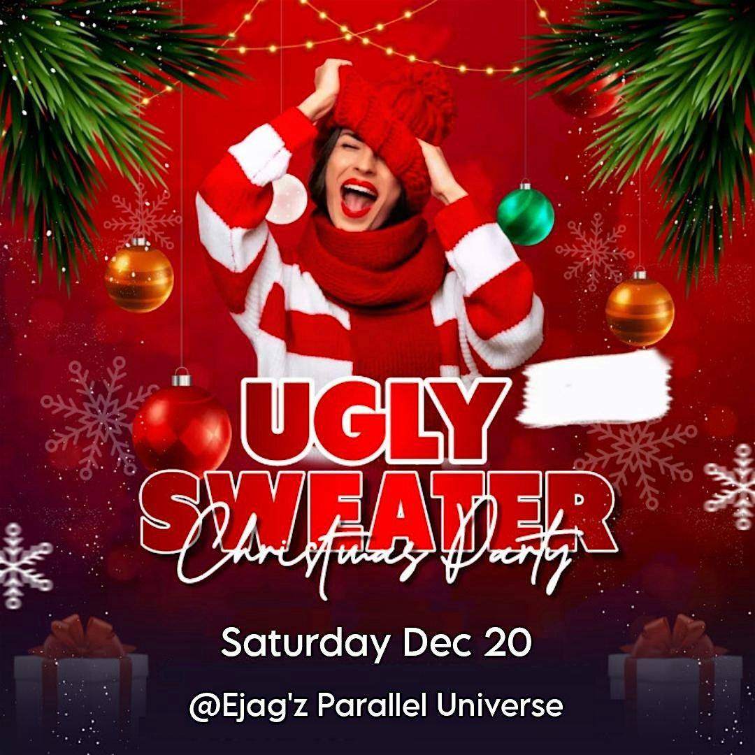 UGLY SWEATER X-MAS PARTY | DONALD GLAUDE + JJ FLORES + HOLLY ADAMS