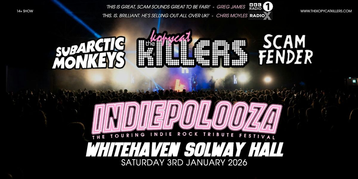 Indiepalooza - Whitehaven Solway Hall - 3rd January 2026