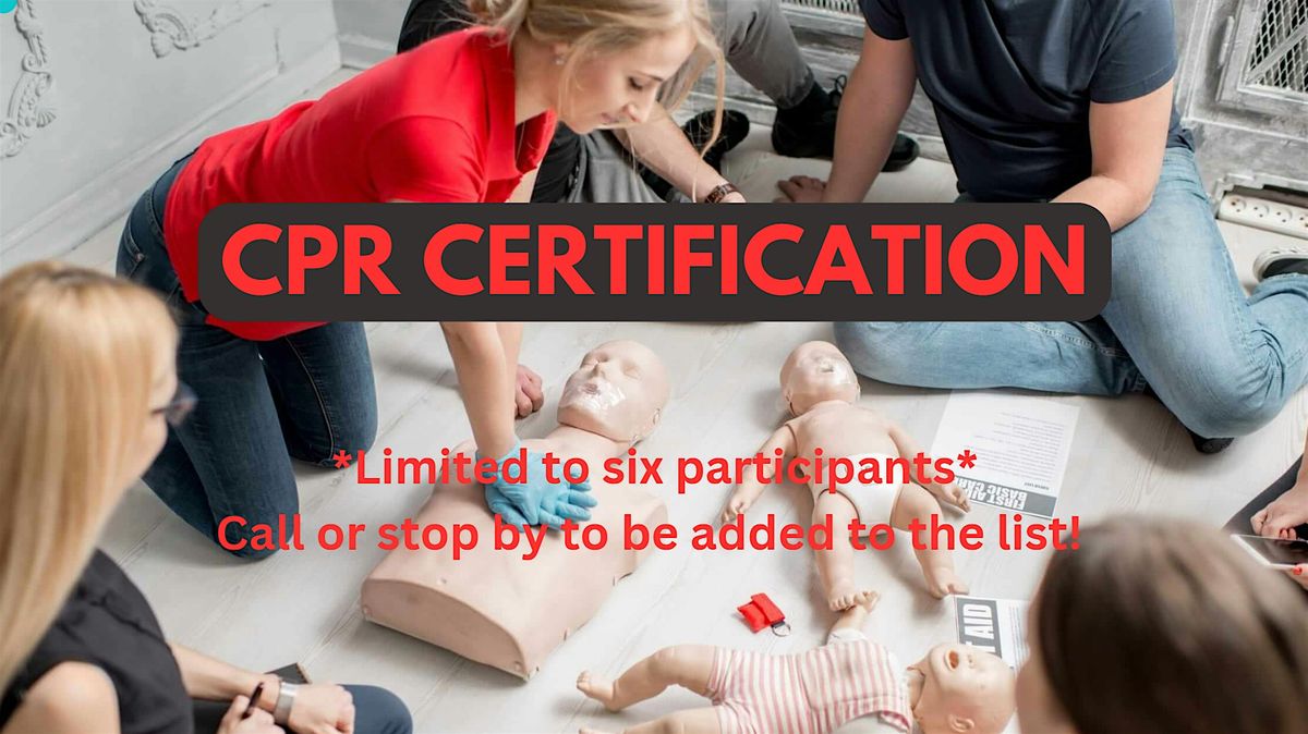 CPR\/AED Certification for Infants, Children, and Adult