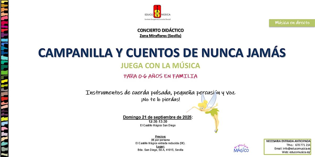 CAMPANILLA Y CUENTOS DE NUNCA JAM\u00c1S