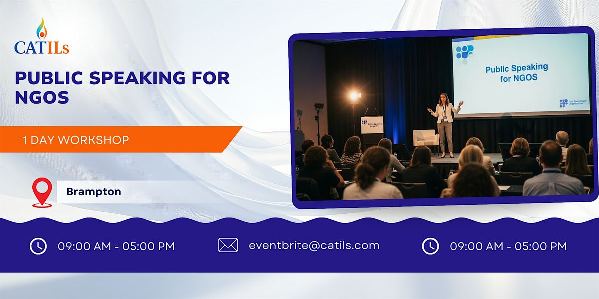 Public Speaking for NGOs: 1 Day Session in Brampton
