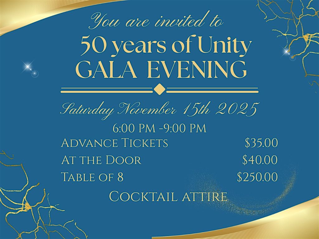 50 Years of Unity Gala Evening