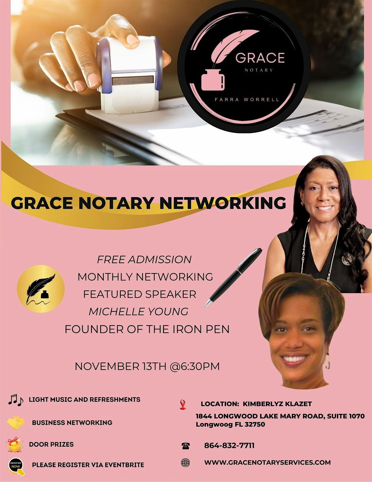 GRACE NOTARY MONTHLY NETWORKING