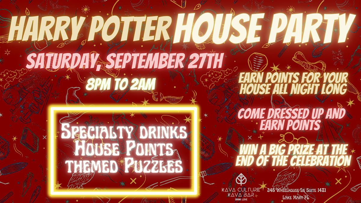 Harry Potter House Party