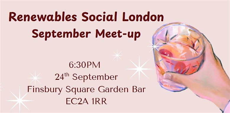 Renewables Social London - 24th of September