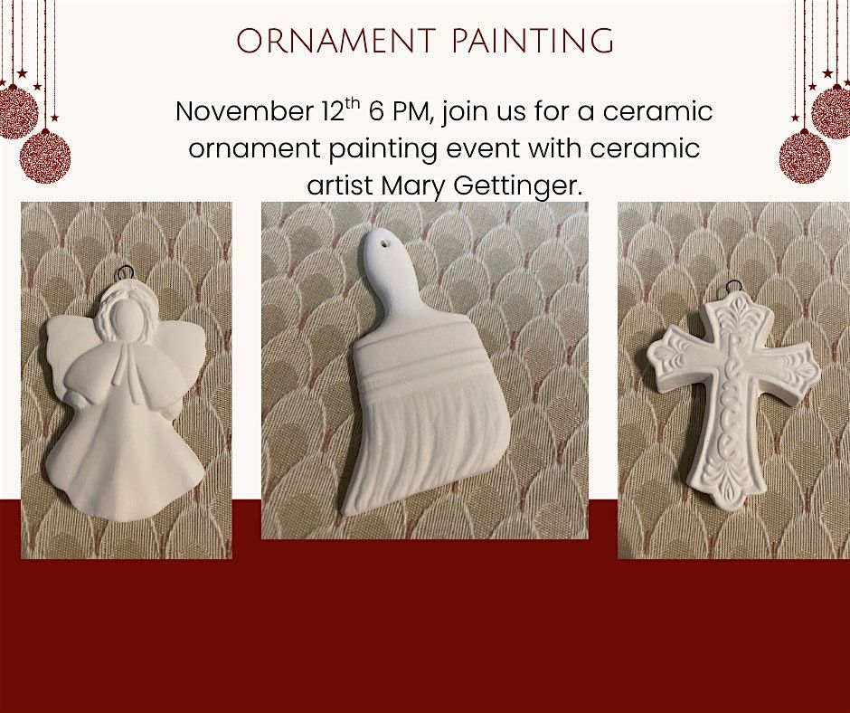 Ceramic Ornament Painting Artist Workshop