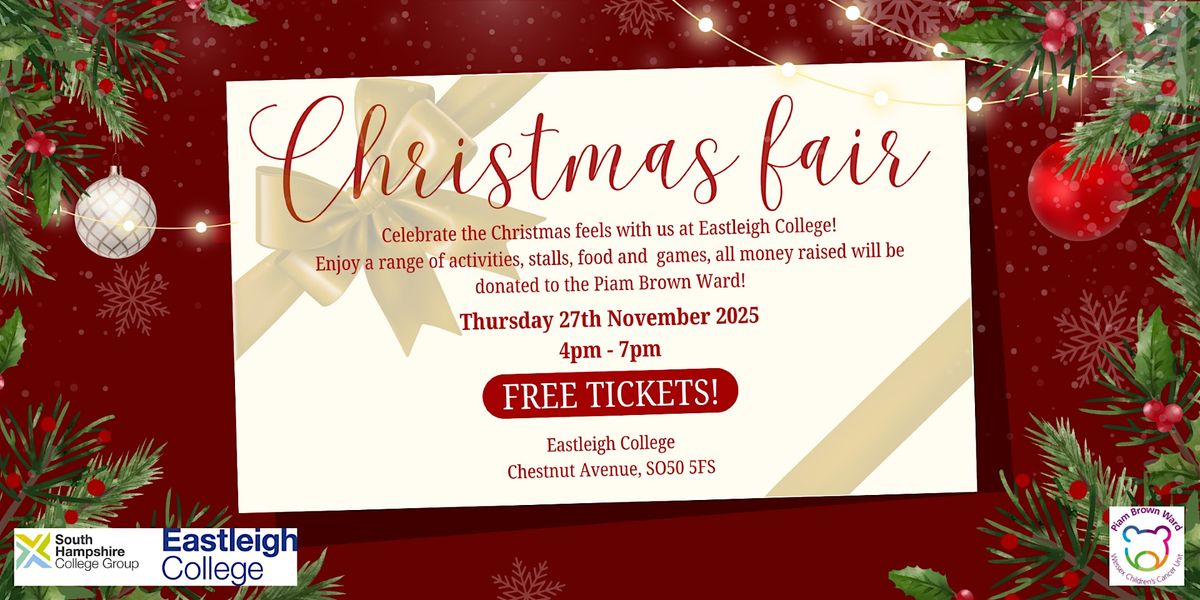 Eastleigh College Christmas Fair 2025