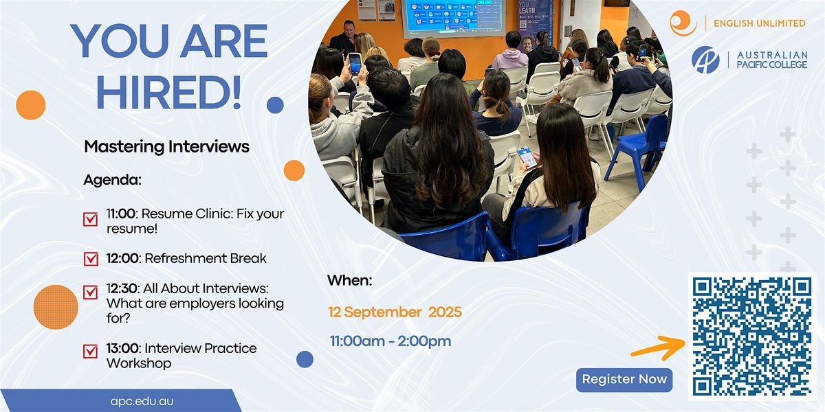 You Are Hired! Mastering Interviews With APC