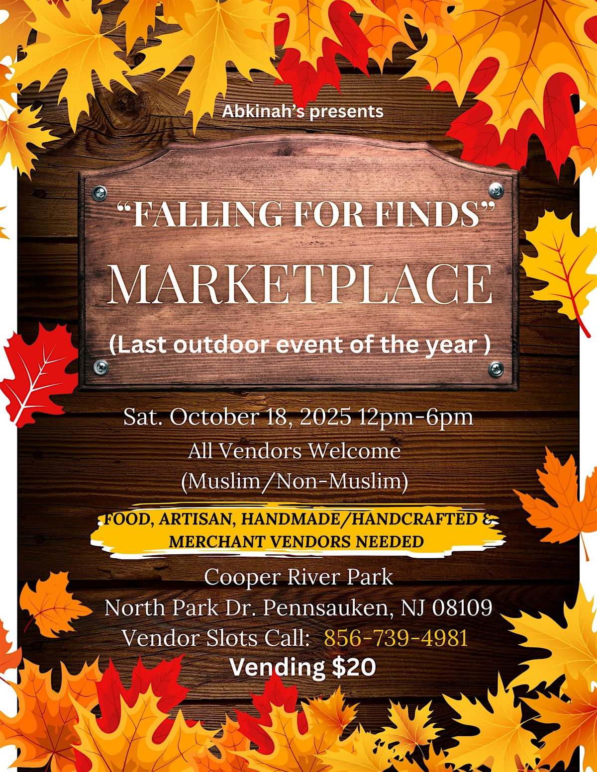 Falling for Finds Marketplace