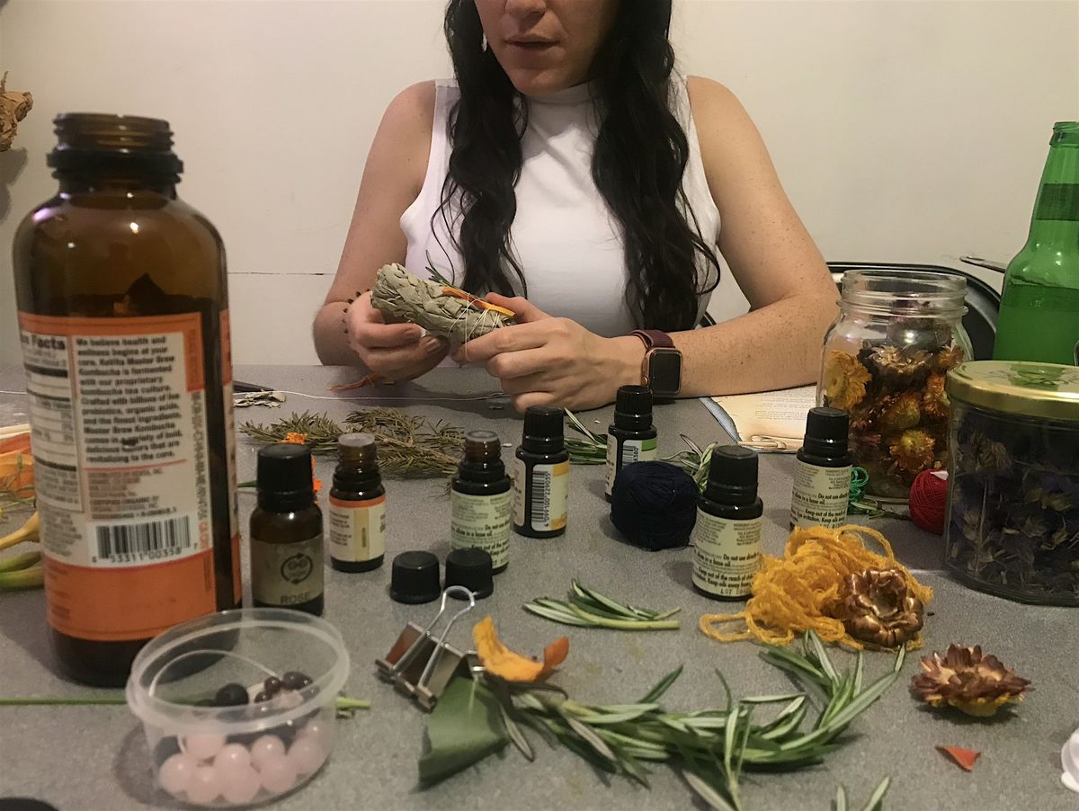 Sage Crafting: Fresh Herb Bundling Experience (Indoor Air Quality)