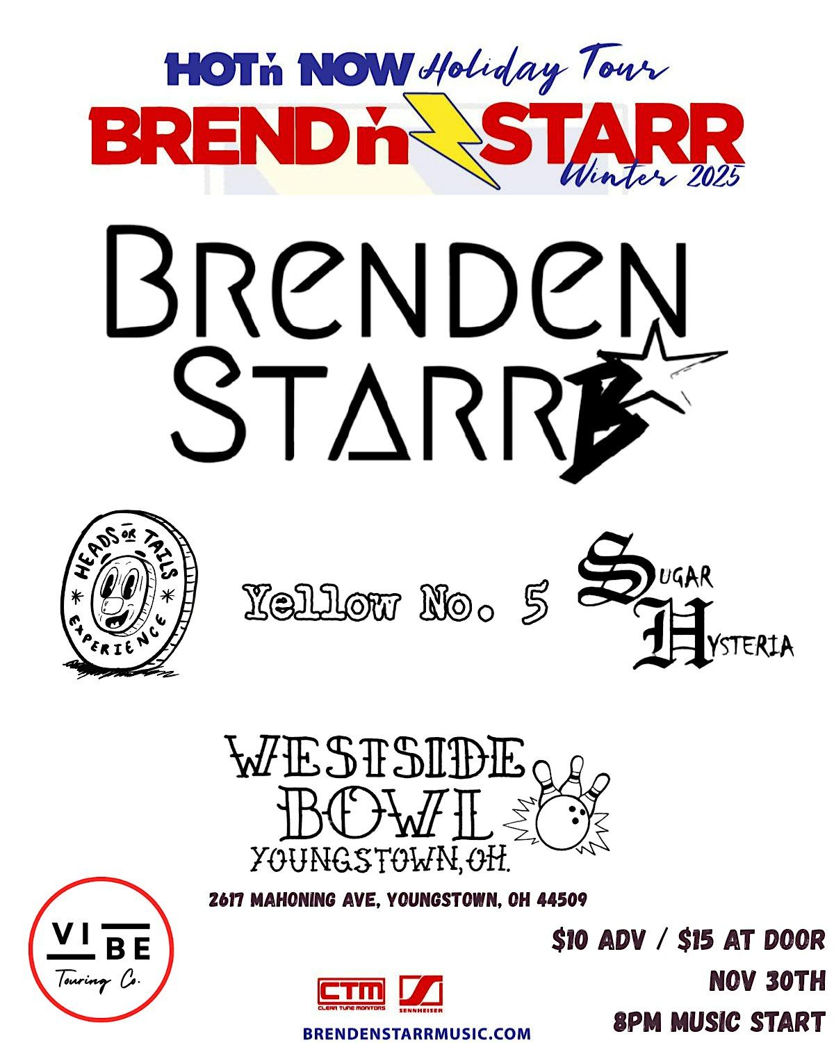 Brenden Starr\/Heads Or Tails Experience\/Sugar Hysteria\/Yellow No. 5