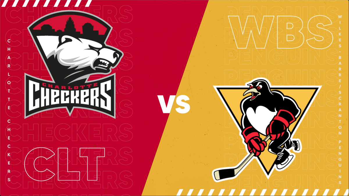 Wilkes-Barre Scranton Penguins at Charlotte Checkers at Bojangles Coliseum