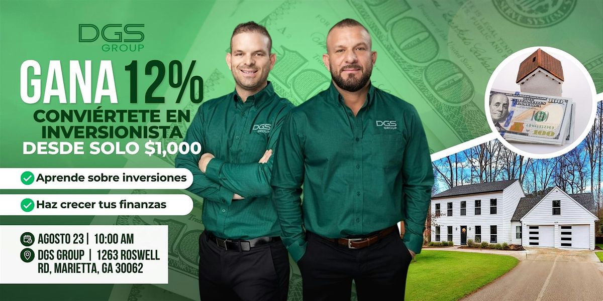 CONVI\u00c9RTETE EN INVERSIONISTA CON NUESTRO PROGRAMA GANA 12%