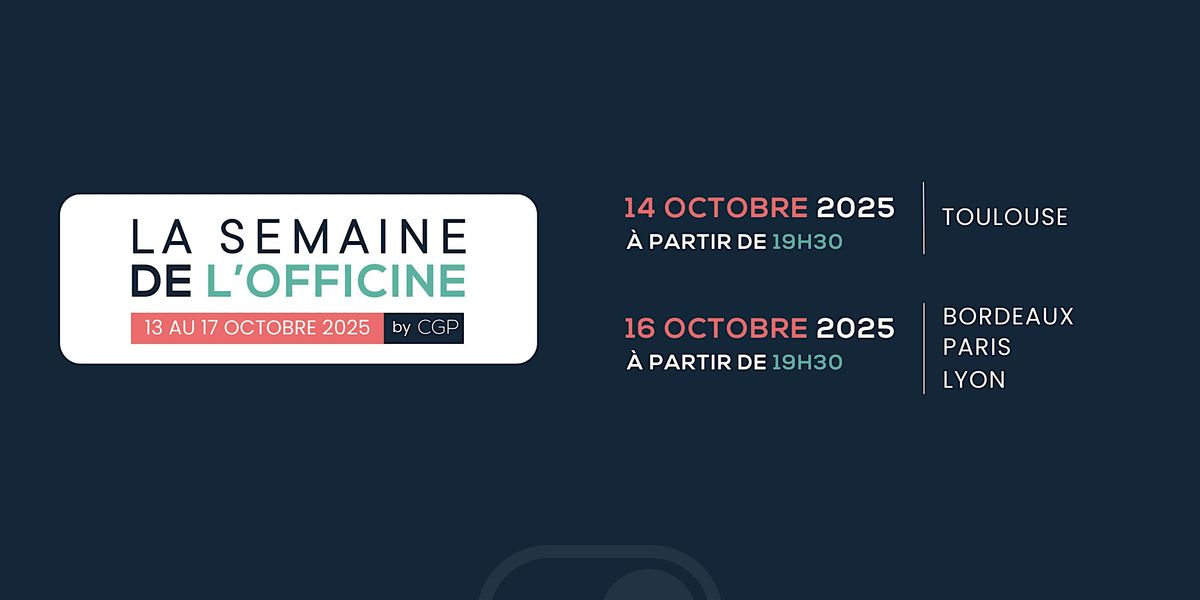 La pharmacie de demain \u2013 Lyon | Enjeux & d\u00e9fis 2025
