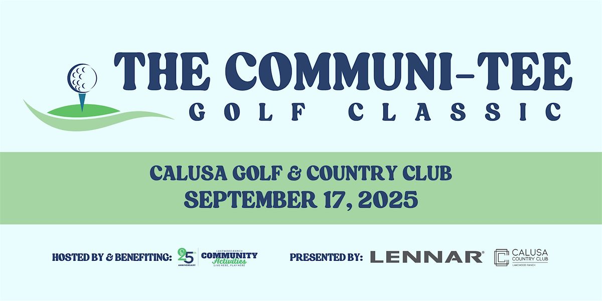 Communi-tee Golf Classic: Sponsorships