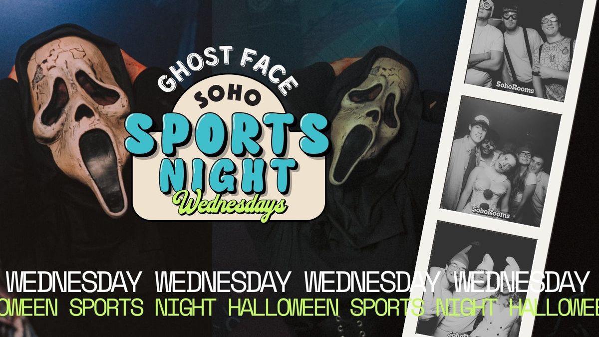 Soho Halloween Sports Night | Wednesday 29th October | Soho Rooms Newcastle