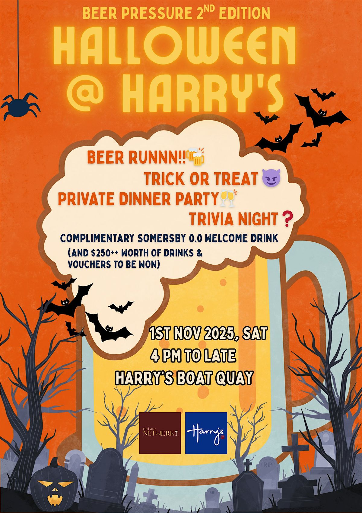 Beer Pressure: Halloween @ Harry's
