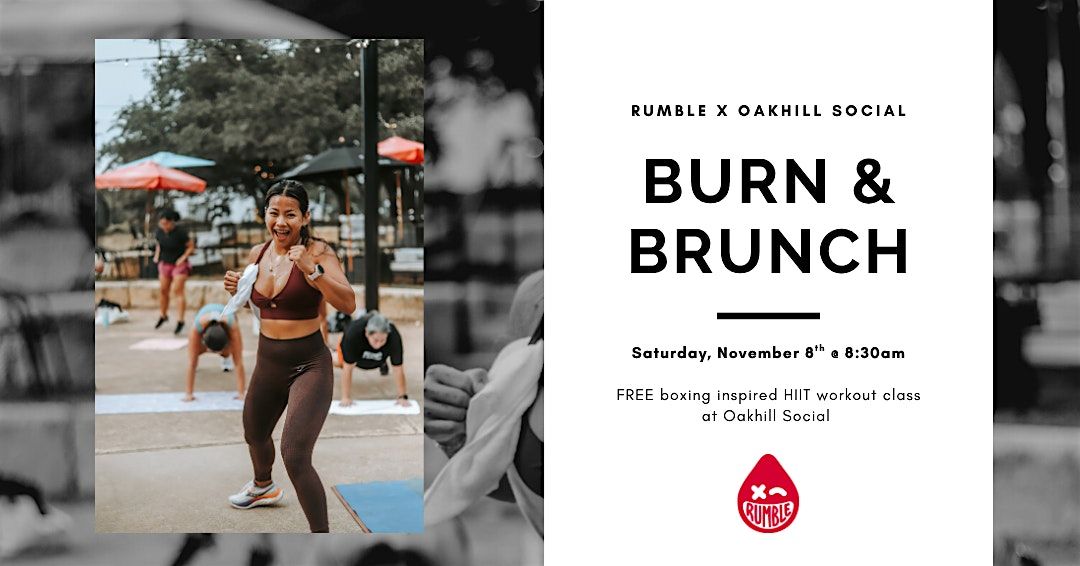 Burn & Brunch: FREE Boxing Inspired HIIT Workout