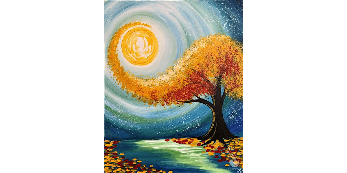 Fluttering Fall Leaves - Paint and Sip in Denver | Classpop!\u2122