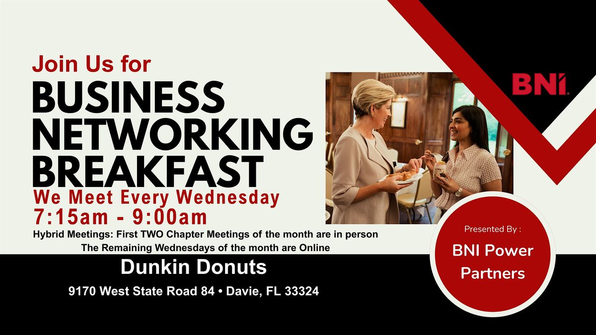 Business Networking Breakfast Meeting