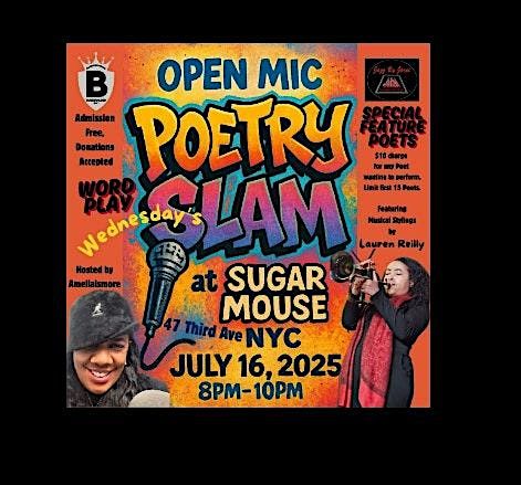 WORD PLAY - Free POETRY SLAM With Live Music