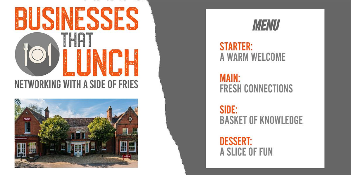 Businesses That Lunch - Ipswich Launch Event - November 2025