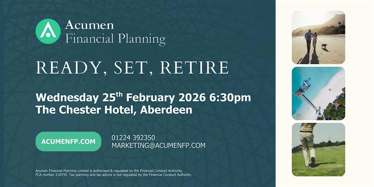 Ready, Set, Retire - Retirement Planning Seminar