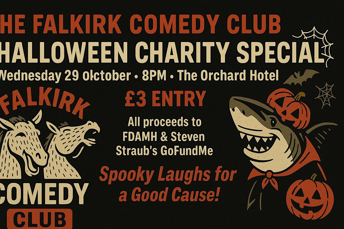 Halloween charity gig, The Falkirk comedy club @ the Orchard hotel