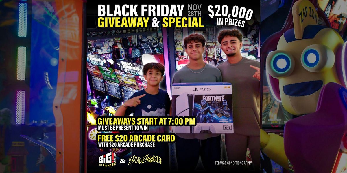 Black Friday Giveaway | Zap Zone Brighton