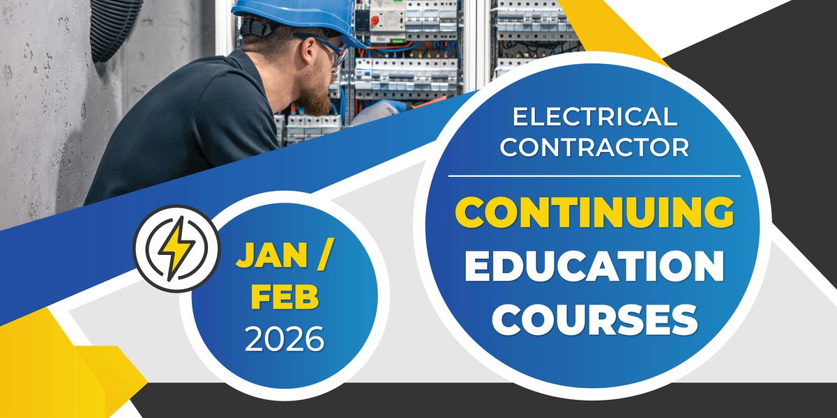 Electrical Contractor Training - Bemidji, Jan. 15