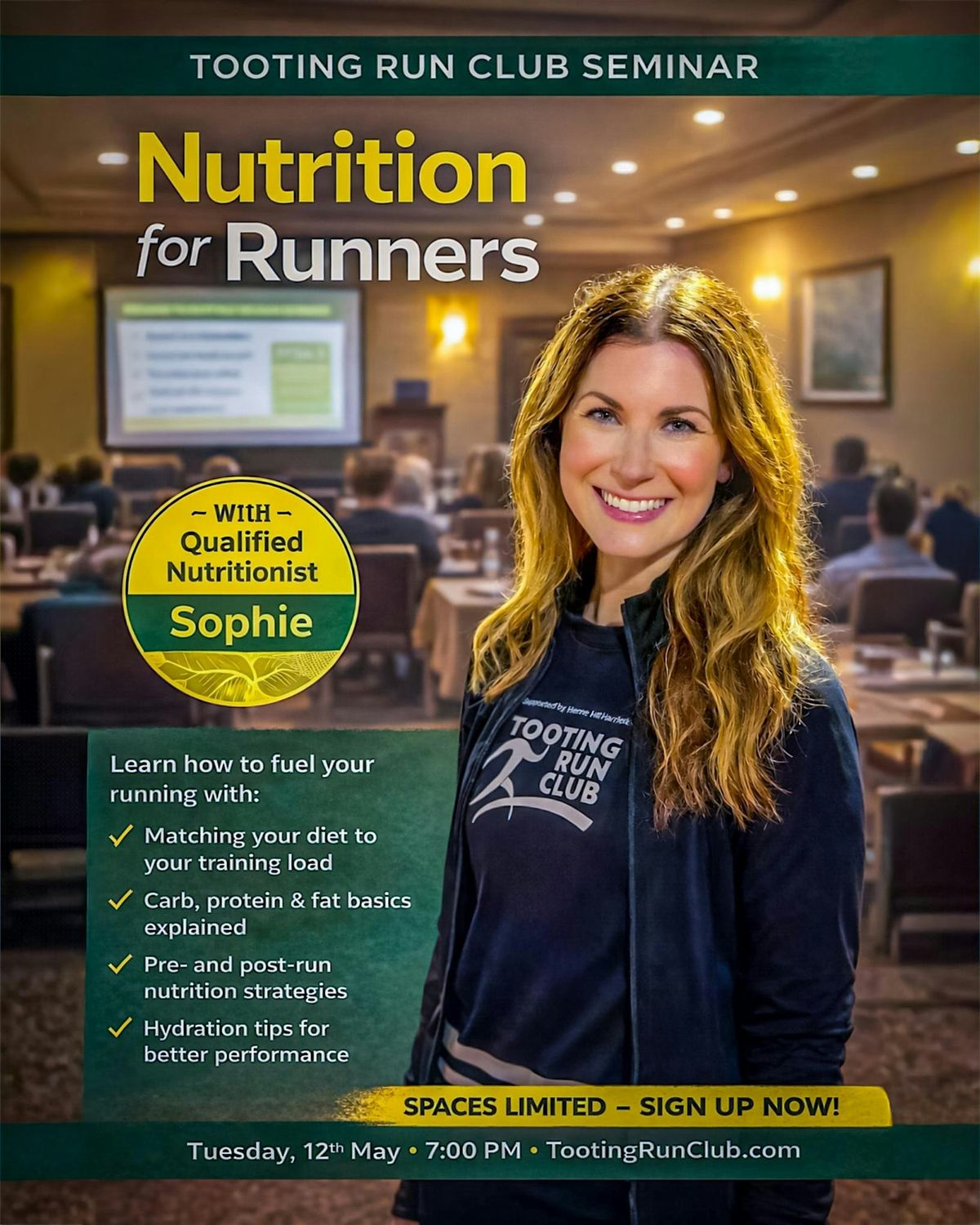 Tooting Run Club Seminar: Nutrition for Runners