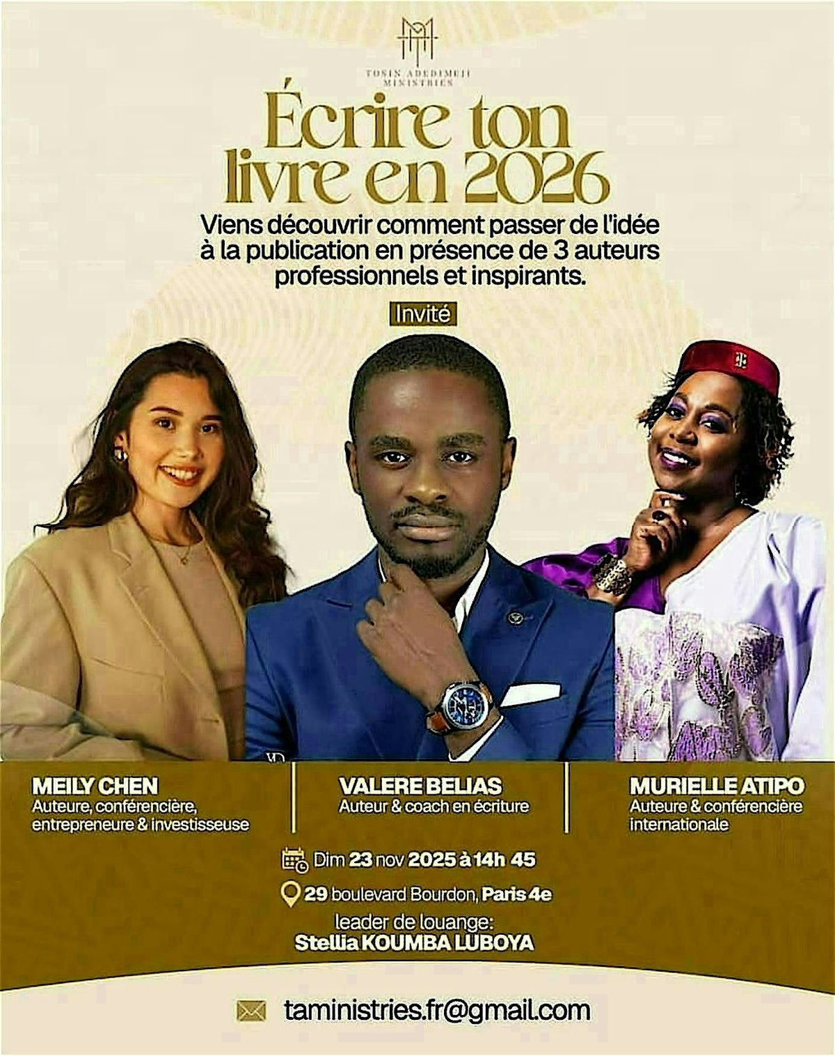 MASTERCLASS INT\u00c9RACTIVE "\u00c9CRIRE TON LIVRE EN 2026"