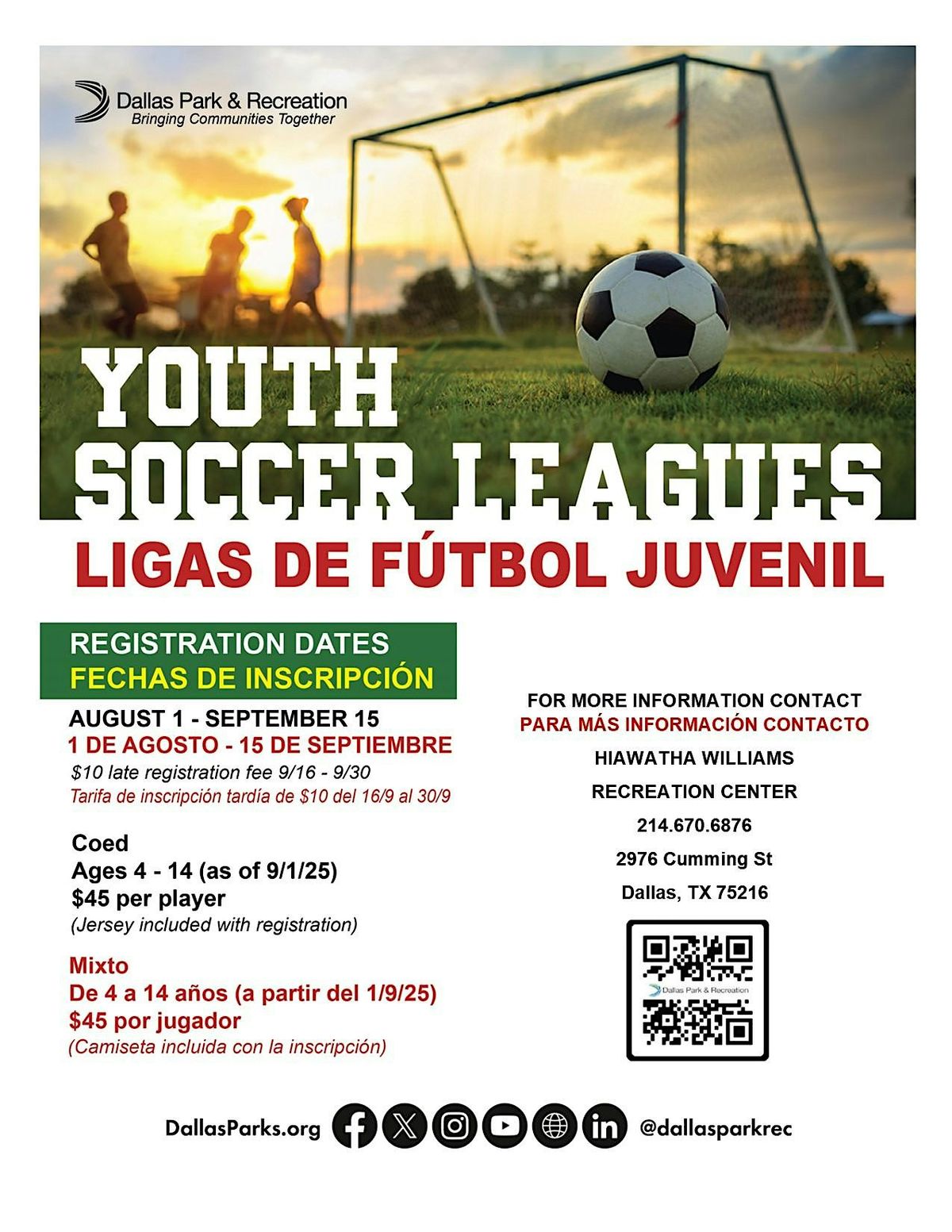 Looking for Youth Soccer Participants