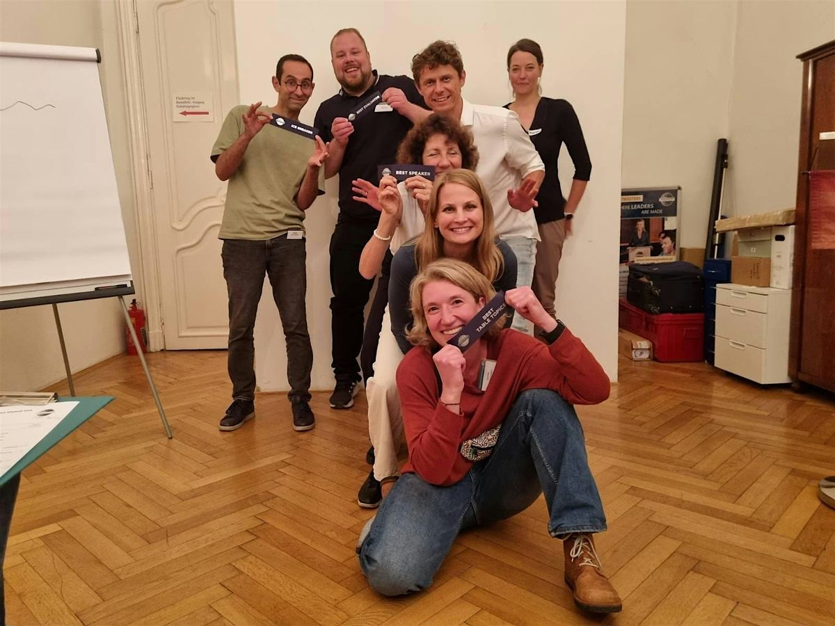 Lerne jetzt das Reden vor Publikum - Wiener Toastmasters Rhetorik Klub
