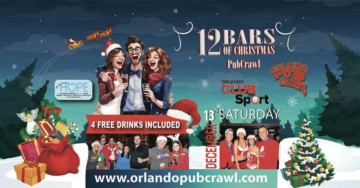 The 12 Bars of Christmas Pub Crawl